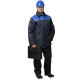 Куртка "БРИГАДИР-2" дл.,мужская тёмно-синяя с васильковым (тк. Оксфорд)